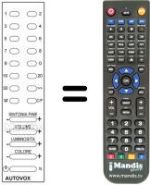 Télécommande équivalente 39 PROGRAMMI