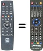 Télécommande équivalente 041335