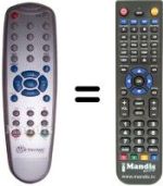 Télécommande équivalente 60325