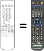 Télécommande équivalente 5652 18 07