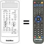 Télécommande équivalente 597-059E