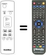 Télécommande équivalente 597-067A