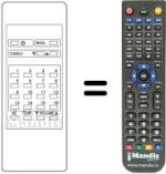 Télécommande équivalente MG 2587