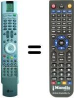 Télécommande équivalente LG RZ-37LZ31