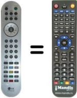 Télécommande équivalente 6710V000126F