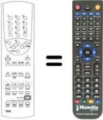Replacement remote control 7000 / 3