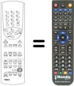 Télécommande équivalente 7000 / 3