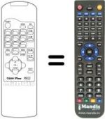 Télécommande équivalente 7200 PLUS MK II
