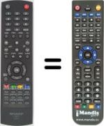 Replacement remote control Sharp LC 19 S7E