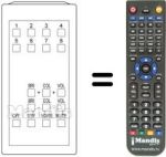 Télécommande équivalente A508230