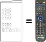 Télécommande équivalente AUTOVOX 99 / 30