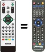 Replacement remote control Boston DTT 3500