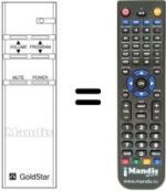 Télécommande équivalente LG CBZ 4102