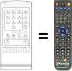 Télécommande équivalente CT 1430