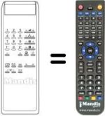 Télécommande équivalente CT 3690
