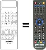 Télécommande équivalente LG CT 7090