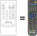 Replacement remote control CTV 1444 RC