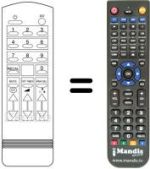 Replacement remote control Cgm TVC 142