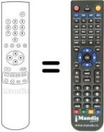 Télécommande équivalente Universum FT 7141 UNIVERSUM