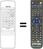 Replacement remote control RC 0342