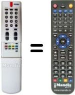 Télécommande équivalente Funai F 20 LCTE-A