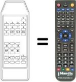 Télécommande équivalente FS-PC07X