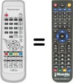 Télécommande équivalente Fujitsu P42 HTA51 ES