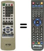 Replacement remote control 6300