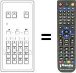 Télécommande équivalente UNIVERSUM 9299900