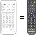 Télécommande équivalente 590619-5
