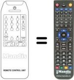 Replacement remote control IR 2002