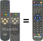 Télécommande équivalente JVC AV 28BD5