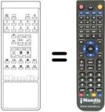 Replacement remote control Nei KT 9551 TX