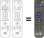 Télécommande équivalente Sony KV-29 FQ75A