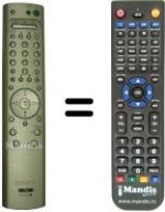 Télécommande équivalente Sony KV-32 FQ80