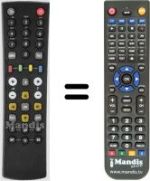 Télécommande équivalente Kathrein UFT 591 SI