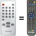 Télécommande équivalente Sansui LTV 1450