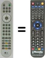 Télécommande équivalente 6710V00091G