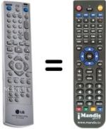 Télécommande équivalente 6711R1P090S