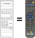 Télécommande équivalente LME STEREO