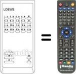 Télécommande équivalente FB 40