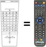 Replacement remote control Grundig M 55-911
