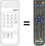 Télécommande équivalente MG 9212