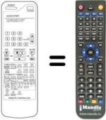 Replacement remote control Multitech MV 204
