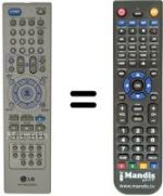 Replacement remote control N 148 B