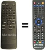Télécommande équivalente Funai 29A-754