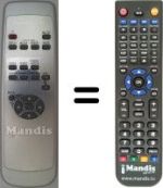 Télécommande équivalente Fujitsu P50 XHA10