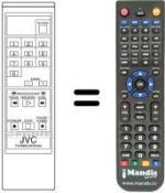 Télécommande équivalente PQ 10181 U