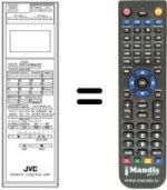 Télécommande équivalente PQ 10543 BD
