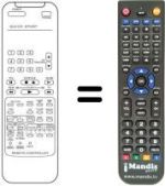 Replacement remote control Portland PVCR 201